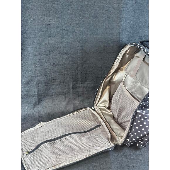 USED JuJuBe Legacy Collection Be Right Back BRB Diaper Bag Backpack Polka Dot - Picture 9 of 13